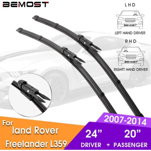 Car Wiper Blade Front Window Windshield Wipers Blade For land Rover Freelander L359 2007-2014 LHD / RHD 24"+20" Car Accessories