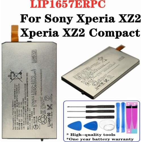 2870mAh LIP1657ERPC Battery For Sony Xperia XZ2 , Xperia XZ2 Compact , H8314 , H8324 , SO-05K Smartphone Replacement Battery