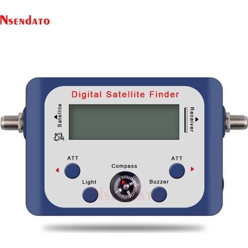 Digital Satfinder Satellite signal meter Finder Satellite Receptor sat Finder TV Satellite Receiver Decoder With LCD Display LNB
