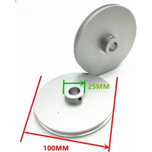 Funssor Japanese type Aluminum Alloy Misumi round belt pulley with Set Screws spindle motor drive belt wheel For 6MM Belt