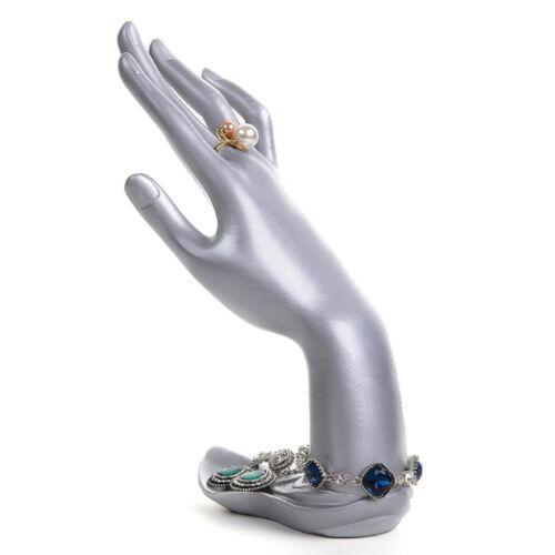 Mannequin Hand Finger Jewellery Glove Ring Bracelet Bangle Watch Display Show Stand Rack Holder Organizer Holder White Durable