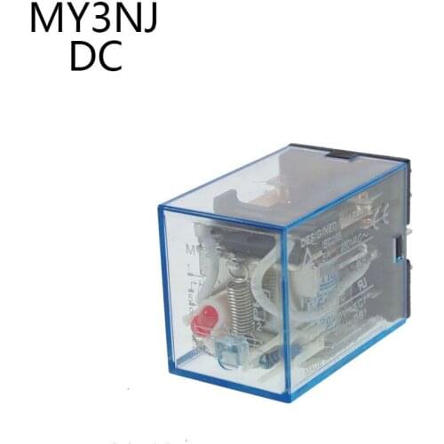 1 PCS Micro Mini Relay HH53P MY3NJ MY3 11-Pin DC12V DC4V DC110V DC 220V Coil General Purpose Intermediate Electromagnetic