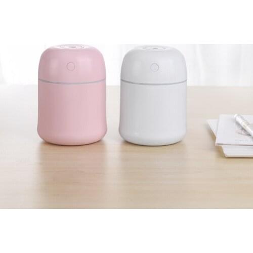 80ML USB Mini Air Humidifier Ultrasonic Essential Oil Aroma Diffuser Mute LED Light Mist Maker for Home Car Bedroom Supply