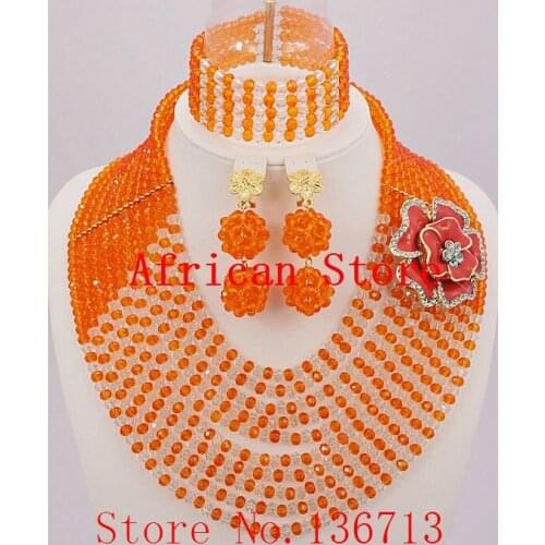 Fashion New Dubai Jewelry Set Bridal Jewelry Sets Statement Necklace African Beads Jewelry Set Free Shipping SY102-1