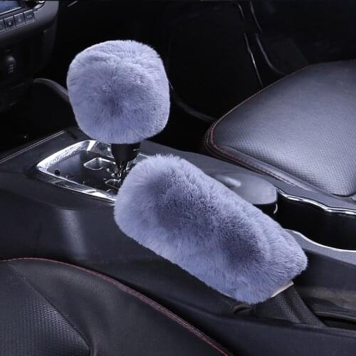 Anti-slip Car Styling Parking Handbrake Grips Cover For Renault Megane 2 3 Duster Clio Honda Civic Fit VW touareg mk7 Mazda 3 6