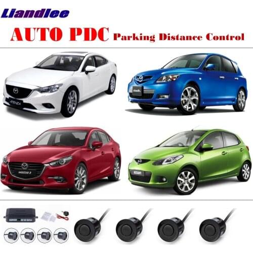 PDC AUTO Parking Radars Sensors System For Mazda Atenza/Axela/Mazda 3/Mazda 2 Car Reversing Radar Aid Reverse Camera Screen