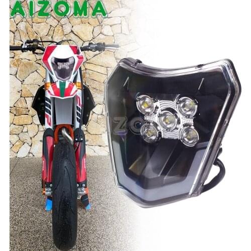 Motorcycle Head Light LED Headlight Headlamp Dirt Bike Enduro For 250 300 350 450 500 EXC XC-W EXC-F TPI Six Day 690 SMC R EU US