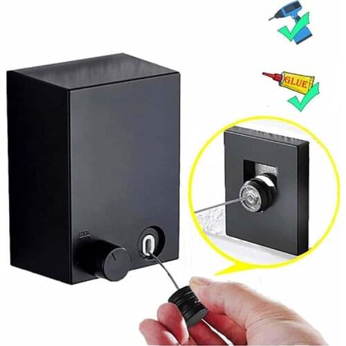 Telescopic Stainless Steel Clothesline, Clothing Organization, Clothing Pendant, 4.2m