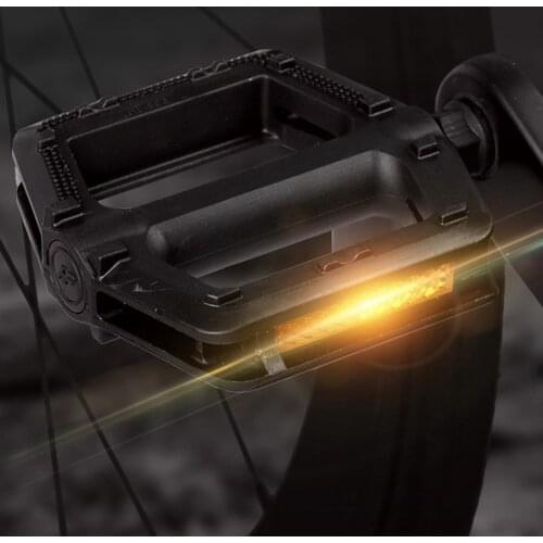 Outdoor Mountain Bike Pedals Widen Plastic Fiber Bearing Plate-for