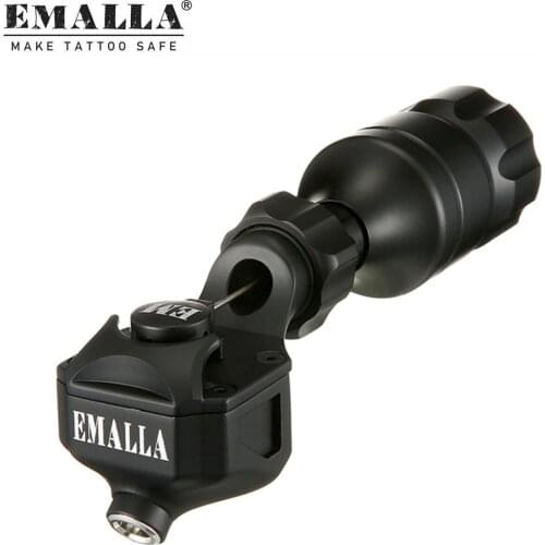 EMALLA Rotary Tattoo Machine Pen Aircraft Aluminum Permanent FAULHABER Motor Makeup Tattoo Machine Tattoo Supply Free Shipping