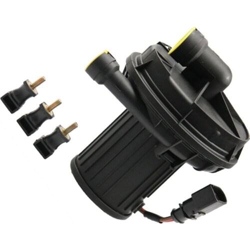 HONGGE 1.8T Smog Secondary Auxiliary Air Pump + 3x Mount For Touareg Golf MK5 Passat B5 Bora Beetle A4 06A 959 253 B 06A959253B