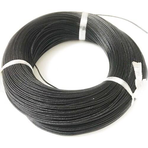 UL3122-22AWG High Temperature Silicone Braided Wire Glass Fiber Cable 0.3 Square 200 Degree Resistant 300V High Voltage Wire