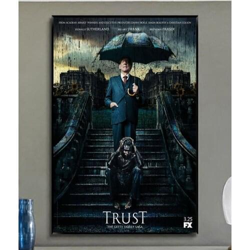 W240 Trust 2018 TV Series Trend Beautiful Fashion Silk Fabric Wall Poster Art Decor Sticker Bright