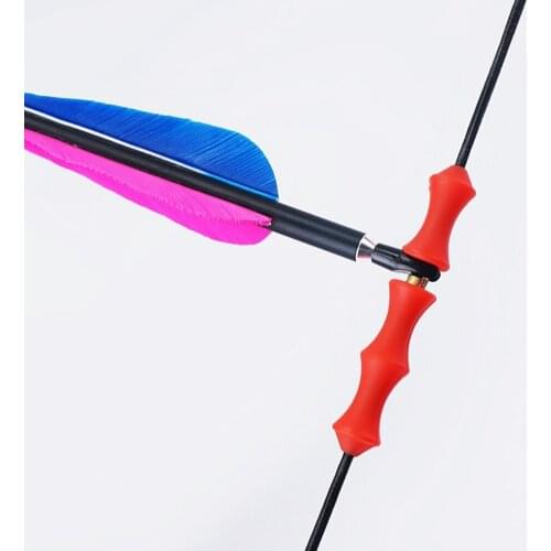Archery Guard Bowstring Finger Saver Tab Silicon Release Hunting Archery shooting Practice Bow String Recurve Free Shipping