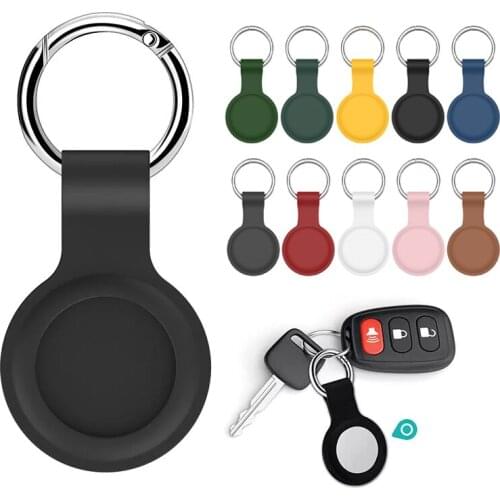 1/2PC Silicone Protective Sleeve Cover For AirTag Case Anti-Lost Locator Tracker Device Keychain For Birthday Wedding Favor Gift