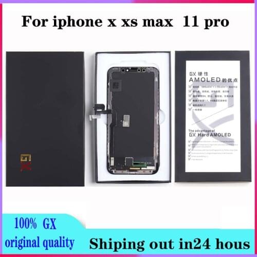 GX Pantalla OLED Incell LCD Display For iPhone X XS LCD Display Touch Screen Digitizer Assembly For iPhoneX 11 Pro XSMax XR