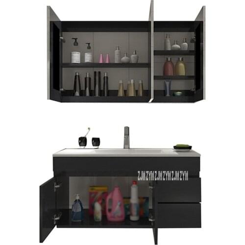 509 82/92/102/112/122cm Solid Wood Wall Mounted Cabinet Modern Bathroom Multifunctional Defog Lighting Smart Mirror Cabinet 220V