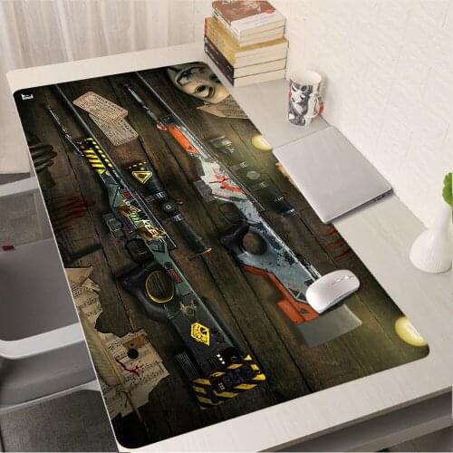 Large Gaming Accessories Mouse Pad CS GO Gamers Playmat Xxl Rubber Computer Keyboard Table Pads Anime Mousepad Pc Gamer Complete