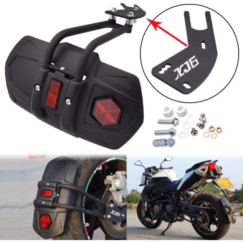 Motorcycle Black fender Rear Wheel Splash Guard Cover Splash Mudguard Protector with Bracket For YAMAHA XJ6 XJ6F/N XJ6 DIVERSION