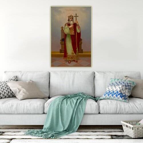 Citon Viktor Vasnetsov《Icon of S.Vladimir》Canvas Art Oil Painting Artwork Painting Decorative Picture Wall Decor Home Decoration