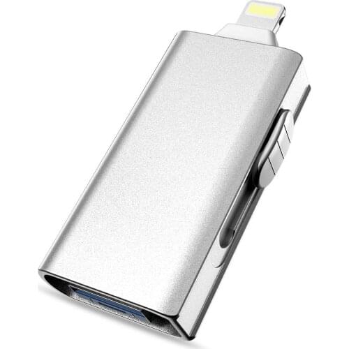 Pendrive 128GB Usb 3.0 Flash Drive iPhone 3 in 1 OTG USB Flash Drive Memory Stick For iPhone Android PC Usb Stick 256 GB Pen Usb