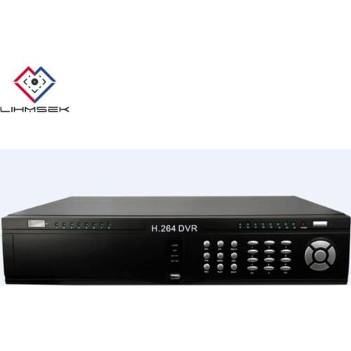 Lihmsek High-End H.264 Full Real-time 16 Channels HD SDI DVR CCTV 1080P HD-SDI DVR Recording Support PTZ control, 8pcs SATA HDD