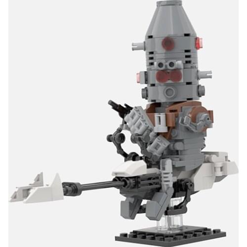 Moc IG-11 Motorcycle 74 Z Building Blocks Kit For Star of Space Wars Vehicle Bricks DIY Idea Education Toys For Children Gifts