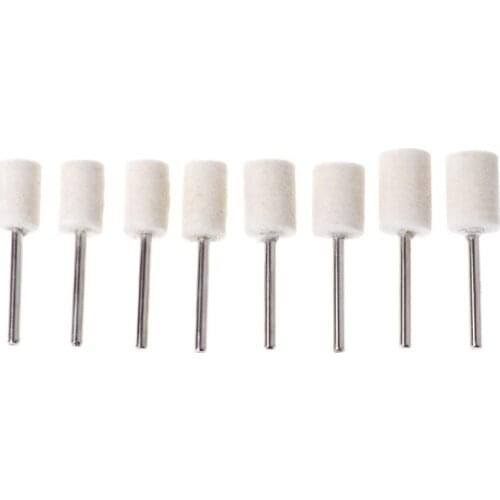 129 Pcs Wool Felt Polishing Pad & Polishing Wheel Point & Mandrel Kit For Dremel