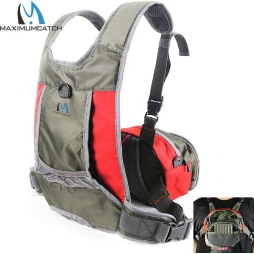 Maximumcatch KAH Light Weight Adjustable Fly Fishing Chest Pack Outdoor Multifunction Fishing Bag