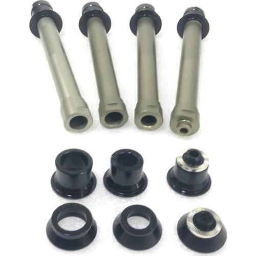Novatec D411SB-CL D412SB-CL Conversion Kits front side caps QR 12mm 15mm rear 135mm/142mm Converting Axle with Side cap Alloy