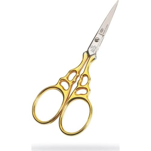 Embroidery Scissors Golden handles 24k - MADE IN ITALY (15186)