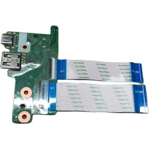 Original For HP CChromebook 11 G6 EE USB PORT Board with Cable DA00G1TB6C0