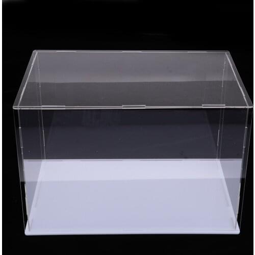 Clear Acrylic Showcase 40x30x30cm Acrylic Showcase Tray Storage Display