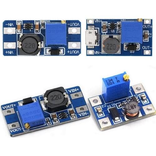 1/3/5pc Adjustable Step-up Power Converter Step-UP Adjustable Power Module DC DC Step Up Converter Adjust Power Supply