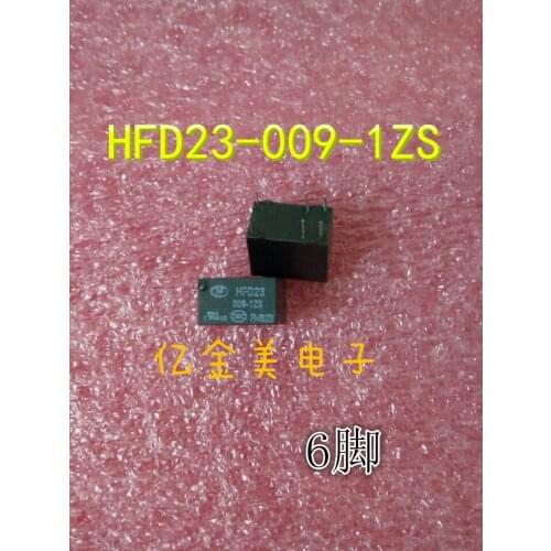 HFD23-009-1ZS Relay 6-pin 9VDC 9V