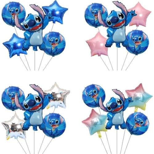 Lilo & Stitch Aluminum film balloon Childrens birthday party balloon decorations Childrens Stitch Theme Baby Shower Globos