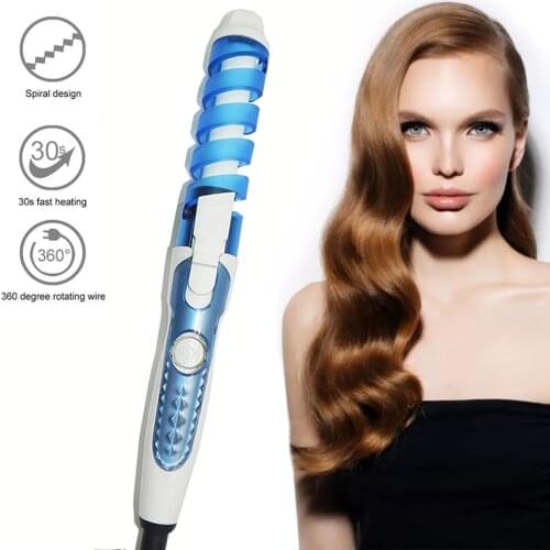 Curling Iron 2-Way Rotating Hair Straightener Professional 2 In 1 Hair Curler Hair Brush Max 2-Way Rotating Curler Dropshipping