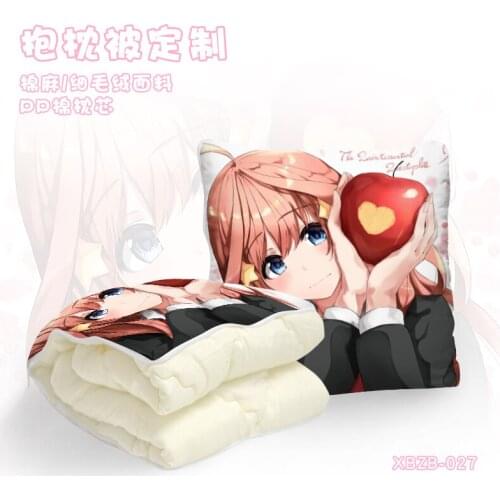 Flower Five Anime Customized Foldable Quilt Summer Decoration Bed Home Throw Pillow Air Condition Blankets Unisex NEW