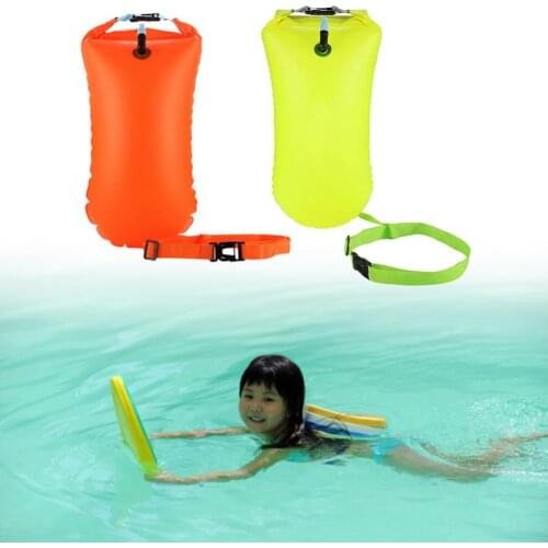Rafting Bag Foldable Lightweight Portable Swimming Buoy Safety Float Pouch Air Dry Bag for Summer