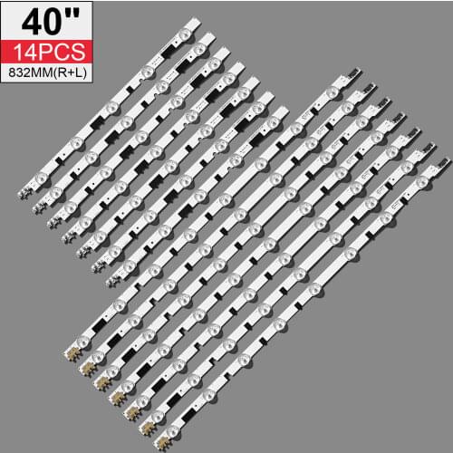 LED Backlight strip 13 lamp For SamSung 40"TV D2GE-400SCA-R3 UA40F5500 2013SVS40F UE40F6400 D2GE-400SCB-R3 UE40F5000 UE40F5700