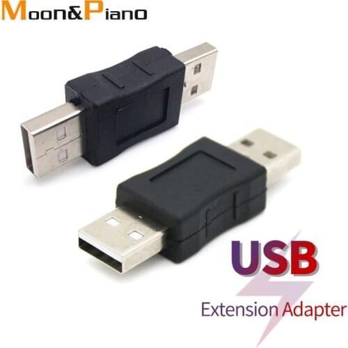 USB 2.0 Connector Converter Male to Male Lightweight Adaptor USB2.0 Extender Adapter For Laptop Camera Set top box PC Computer