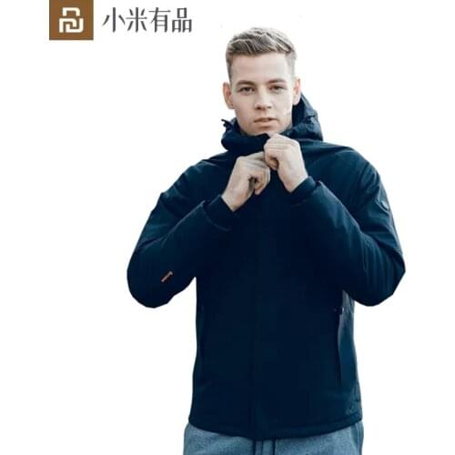 Youpin FO Winter Down Jacket Rechargeable Adjustable Electric Heating Coats Washable Waterproof Soft Down Jacket For Men Women