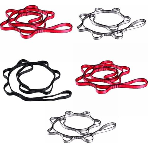1Pc Hammock Extension Strap Nylon Stretching Straps Yoga Pilates Climbing Hammock Multifunction Extension Belt