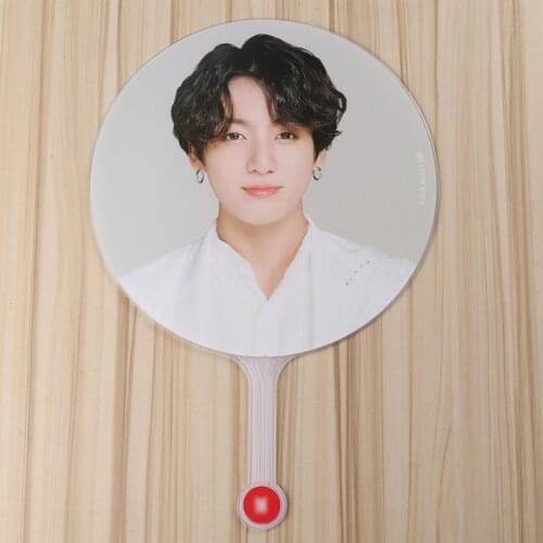 1pcs Kpop Hand Fan JUNGKOOK RM SUGA JIMIN V JHOPE JIN The Final Album Fans Toy Gift CollectionSize 29.5