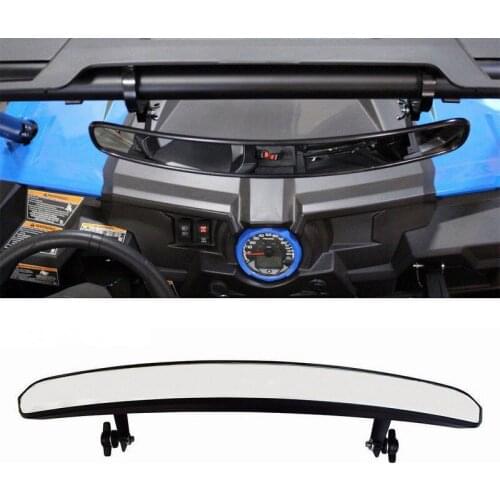 2" Clamp Rear View Mirrors Black Convex Race Mirrors Boat Car Truck Tractor For Polaris RZR XP1000 XP4 Can-Am Arctic Cat EPS