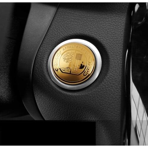 37/29mm Car Engine Start Stop Button Cover Keyless Go Ignition Stickers for Mercedes Benz W205 GLC X253 AMG E ML GLE S Class