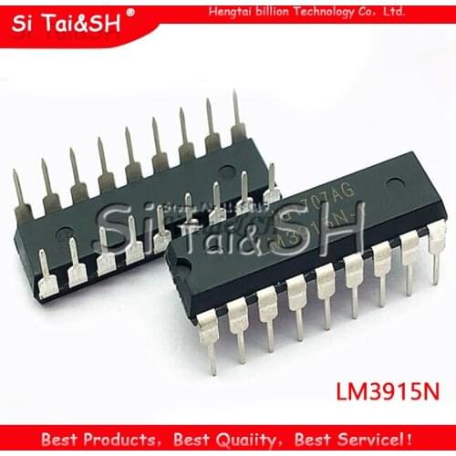 5PCS LM3915N-1 DIP18 LM3915-1 DIP LM3915N LM3915 DIP-18 new and original IC