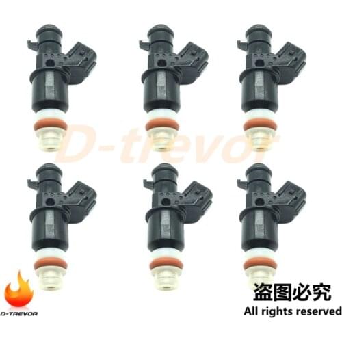 6Pcs Fuel Injector 16450-PWC-J01 For Honda Fit CITY 1.5L VTEC