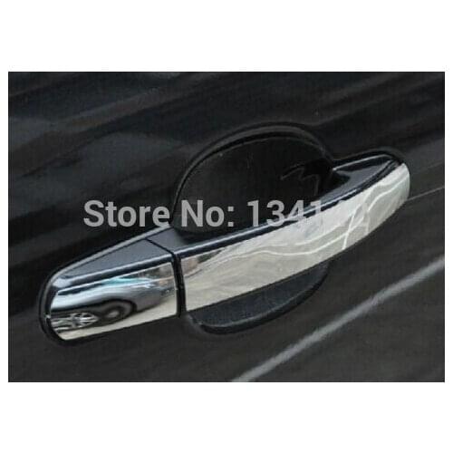 Free shipping new auto decoration car Stainless DOOR HANDLE COVER TRIM MOLDING CUP for FORD FOCUS 3 MK3 accessory 2012 2013