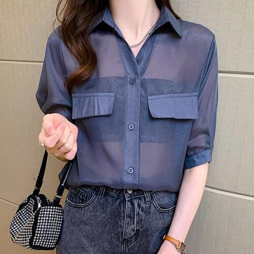 Bethquenoy Gray Blouses